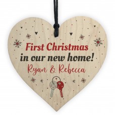 Personalised First 1st Christmas in Our New Home Tree Bauble