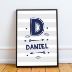 Boys Bedroom Sign Personalised,Boys Bedroom Decor, Nursery Print