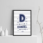 Boys Bedroom Sign Personalised,Boys Bedroom Decor, Nursery Print