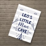 Boys Bedroom Sign Man Cave Sign Personalised Nursery Print Boy