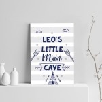 Boys Bedroom Sign Man Cave Sign Personalised Nursery Print Boy