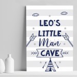 Boys Bedroom Sign Man Cave Sign Personalised Nursery Print Boy