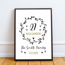 New Home Gift First Home 1st Home Personalised House Warming