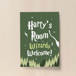 Boys Bedroom Sign Wizards Welcome Print Harry Boys Bedroom Art