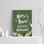 Boys Bedroom Sign Wizards Welcome Print Harry Boys Bedroom Art