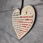 16th Birthday Gift For Daughter Son 16th Birthday Facts Heart