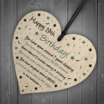 Funny 19th Birthday Gift For Daughter Son Wood Heart Card