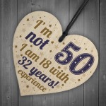 Birthday Gift For Women Men 50th Birthday Gift For Him Her Sign