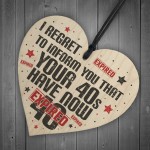 Funny Wooden Plaque 50th Birthday Gifts Friendship Sign Novelty 