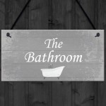 Bathroom Sign For Door Bathroom Sign Accessories Shabby Chic