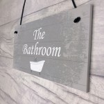 Bathroom Sign For Door Bathroom Sign Accessories Shabby Chic