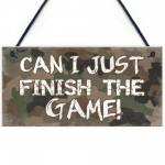 Gaming In Progress Sign Gaming Sign For Door Gift For Son Dad