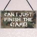 Gaming In Progress Sign Gaming Sign For Door Gift For Son Dad