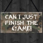 Gaming In Progress Sign Gaming Sign For Door Gift For Son Dad