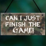 Gaming In Progress Sign Gaming Sign For Door Gift For Son Dad