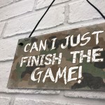 Gaming In Progress Sign Gaming Sign For Door Gift For Son Dad