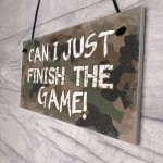Gaming In Progress Sign Gaming Sign For Door Gift For Son Dad