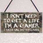 Bedroom Signs For Door Gaming Sign Gamer Gift For Son Dad Sign