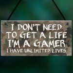 Bedroom Signs For Door Gaming Sign Gamer Gift For Son Dad Sign