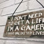 Bedroom Signs For Door Gaming Sign Gamer Gift For Son Dad Sign