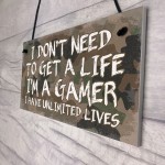 Bedroom Signs For Door Gaming Sign Gamer Gift For Son Dad Sign