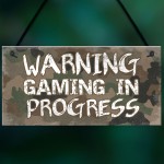 Gaming Sign For Door Hanging Boys Bedroom Plaque Im Gaming Sign