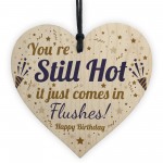 Birthday Gifts For Women 40th 50th Funny Wooden Heart 50th