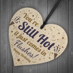 Birthday Gifts For Women 40th 50th Funny Wooden Heart 50th