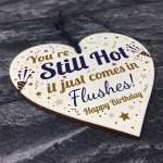 Birthday Gifts For Women 40th 50th Funny Wooden Heart 50th