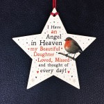 Robin Memorial Tree Hanging Decoration Daughter Memorial Gift