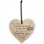 50th Birthday Gift For Men Women Funny 50th Birthday Card Sign