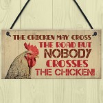 hicken Signs For The Garden Funny Chicken Coop Hen House Plaque