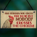 hicken Signs For The Garden Funny Chicken Coop Hen House Plaque