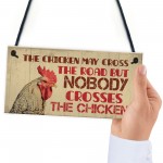hicken Signs For The Garden Funny Chicken Coop Hen House Plaque