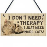 Cat Sign For Home Funny Cat Gift For Cat Lover Birthday Xmas
