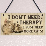Cat Sign For Home Funny Cat Gift For Cat Lover Birthday Xmas