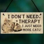 Cat Sign For Home Funny Cat Gift For Cat Lover Birthday Xmas