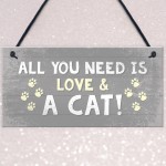 Cat Signs For Home Cat Door Sign Birthday Xmas Gift For Cat Love