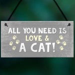 Cat Signs For Home Cat Door Sign Birthday Xmas Gift For Cat Love