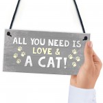 Cat Signs For Home Cat Door Sign Birthday Xmas Gift For Cat Love