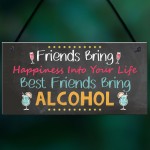 Funny Sign For Home Bar Man Cave Pub Bar Funny Alcohol Beer Gin