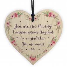 Nanny Gifts From Grandchildren Nanny Birthday Christmas Heart
