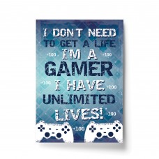 Gaming Print For Playstation Fan Gaming Sign For Boys Bedroom