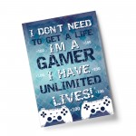 Gaming Print For Playstation Fan Gaming Sign For Boys Bedroom