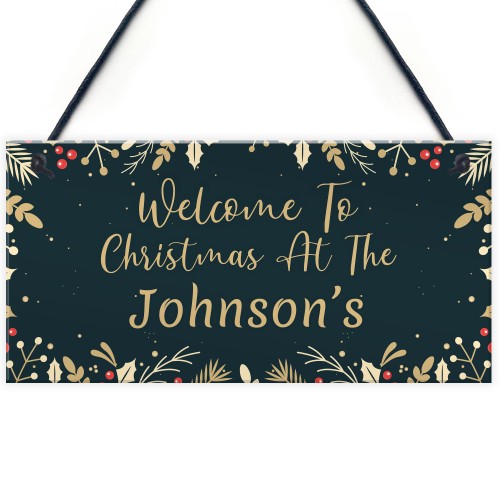 Welcome To Christmas Decoration Xmas Tree New Home Gift