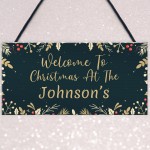 Welcome To Christmas Decoration Xmas Tree New Home Gift