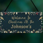 Welcome To Christmas Decoration Xmas Tree New Home Gift