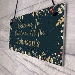 Welcome To Christmas Decoration Xmas Tree New Home Gift