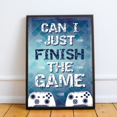 Gaming Print For Xbox Fan Hanging Gaming Sign Framed For Bedroom