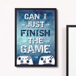 Gaming Print For Xbox Fan Hanging Gaming Sign Framed For Bedroom